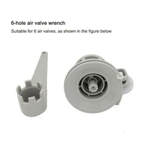 double seal 6 groove air valve wrench for inflatable boat raft dinghy kayak inflatable boat six hole screw double seal leak