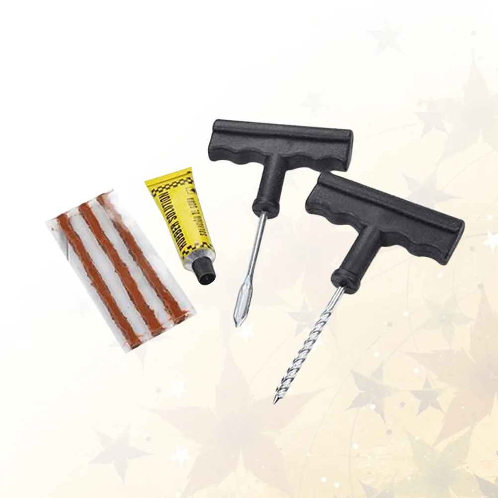 

6pcs Tire Repair Tool Auto Tire Repair Tool Tubeless Tire Repair Kit Trailer Punctures Repair TrailerTire Repair Kit