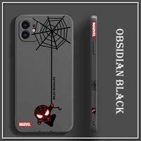 bandai marvel side pattern for iphone 13 12 mobile phone case anti falling silicone iphone 11 pro max cartoon xs xr x 7 8 plus