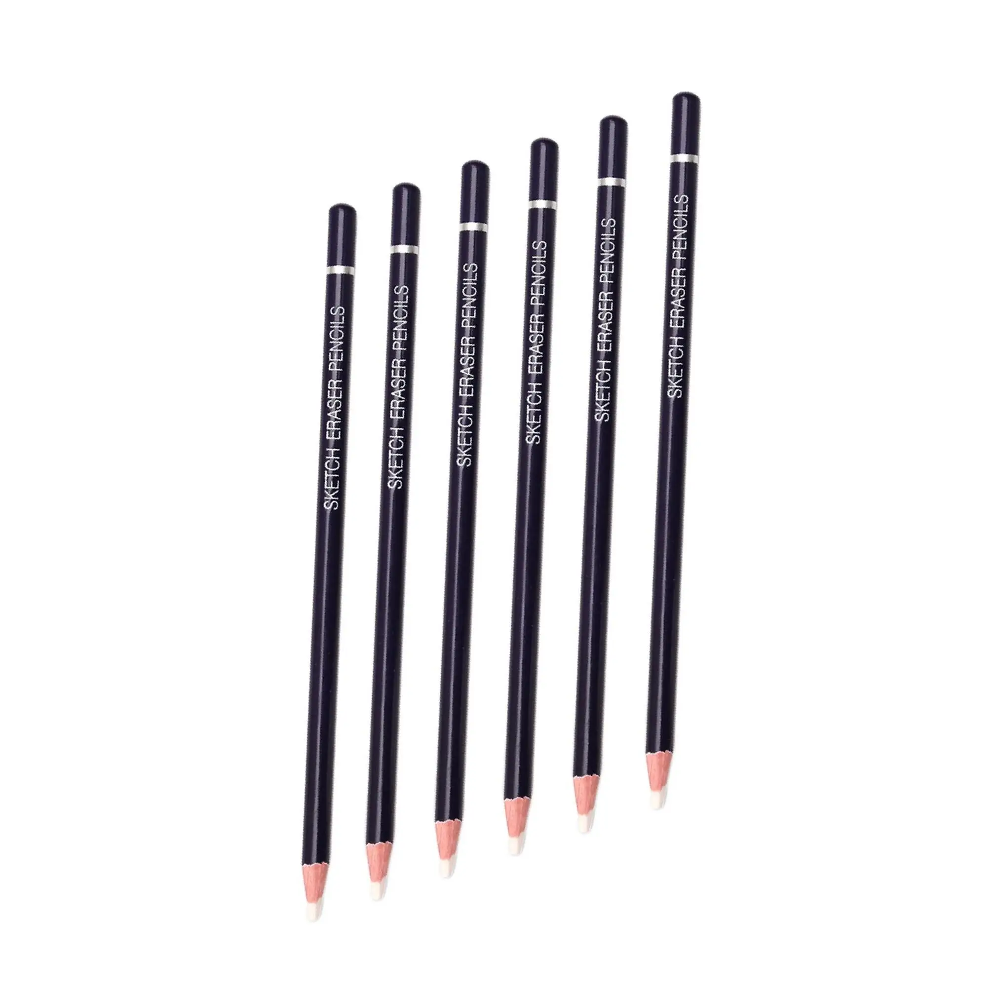 

6 Pieces Correction Supplies Pencil Rubber Artist Drawing Correction Eraser