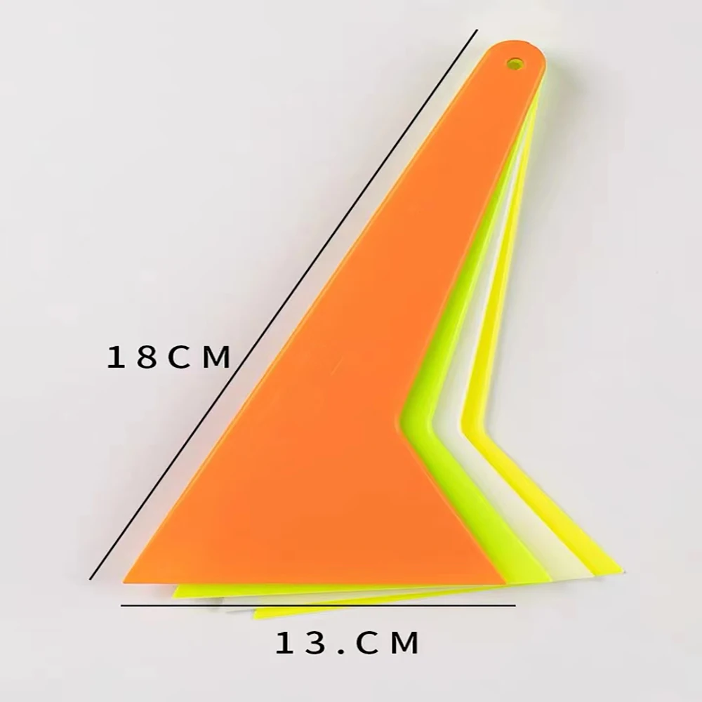 

Plastic colorful Car Film Tools Scraping Applicator Sharp Squeegee Bubble Scraper Contour Corner Hard Card Scraper