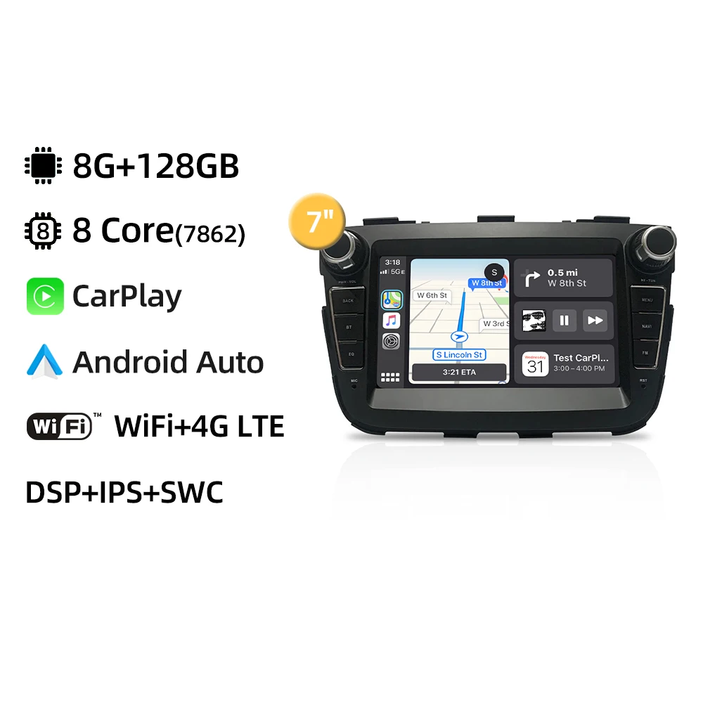 

Android 14.0 DSP стерео автомобильный радиоприемник для KIA Sorento 2 XM 2013-2015 CarPlay GPS-навигация 4G WiFi Bluetooth автомобильный мультимедийный плеер