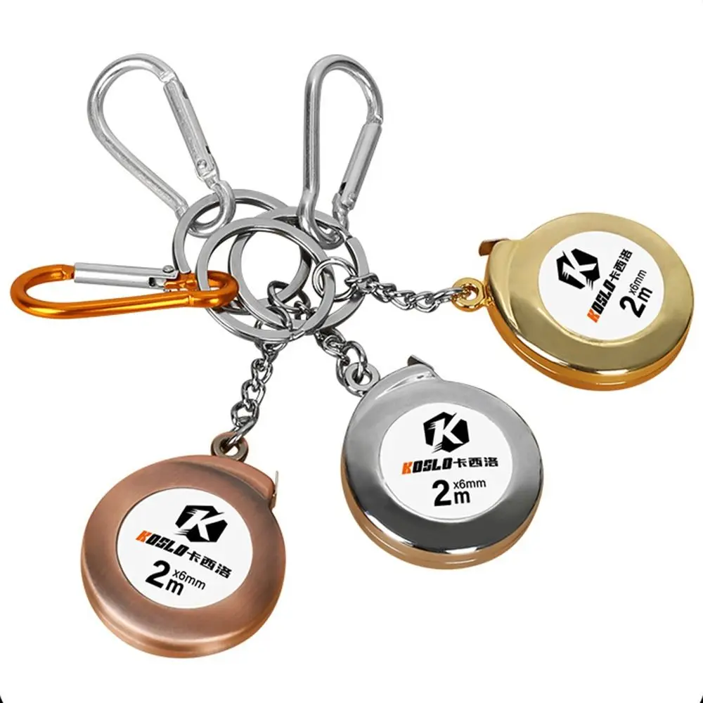 

Tape Retractable Keychain Centimeter Measure Woodworking Ruler Instruments Measuring Roulette Tools Pocket Construction