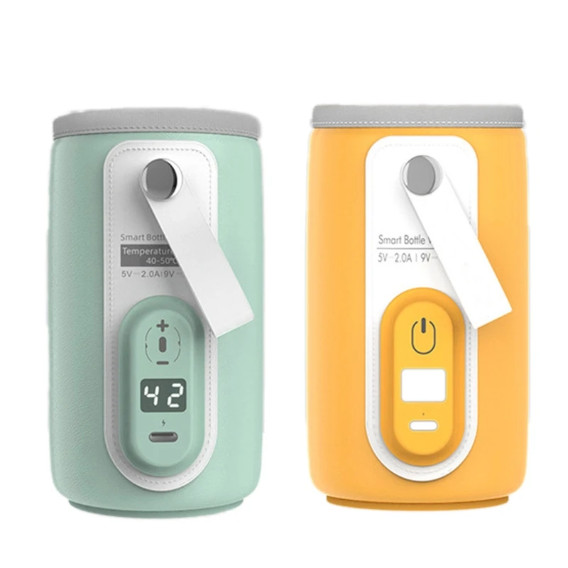 

2022 New USB Baby Bottle Warmer Milk Warmer Infant Feeding Bottle Insulation Cover Thermostat Food Warmer Bag Infant Portable