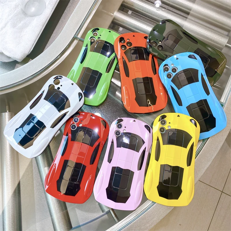 

2022 New 3D Three-Dimensional Sports Car Shape Mobile Phone Case For iPhone 13 12 Mini 11 Pro X XR XS Max 7 8 Plus SE 2020 Cover