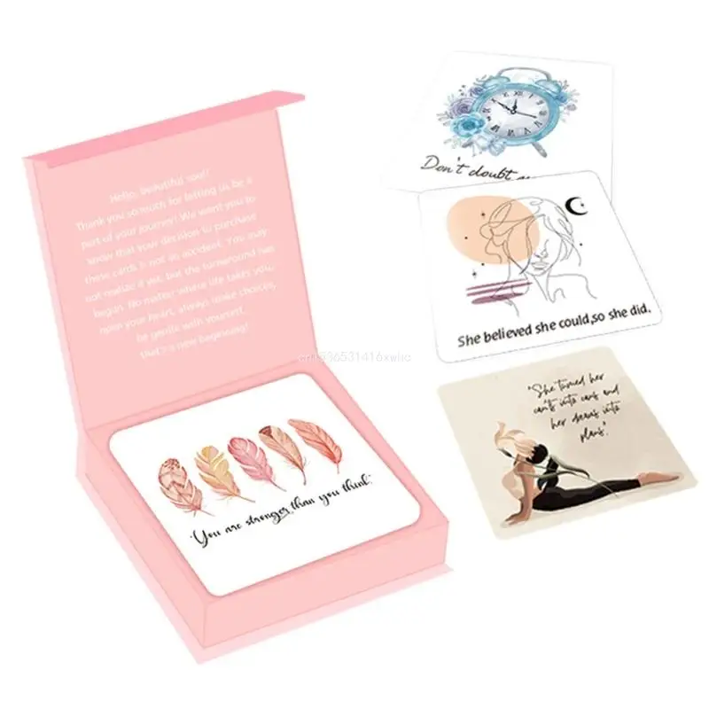 Дропшиппинг: 50 качественных бумажных карточек для женщин с вдохновляющими