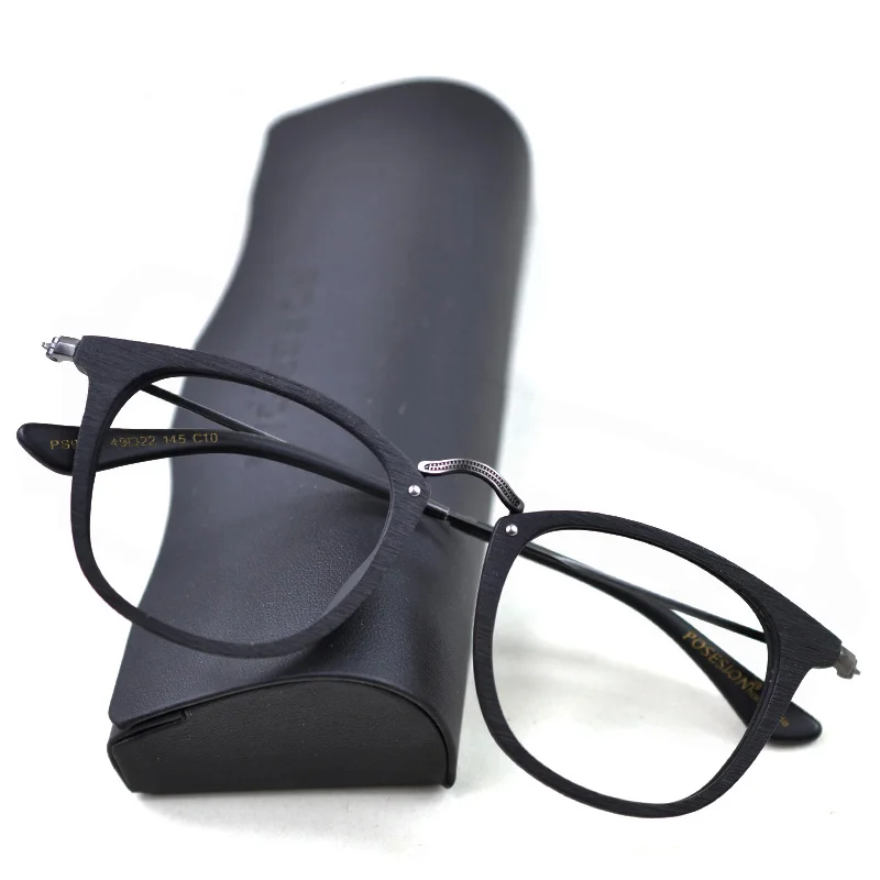 

Ultralight 14.5g Wood Metal Glasses Frame Men Women Vintage Myopia Prescription Eyewear Optical Spectacle Oculos De Grau Gafas