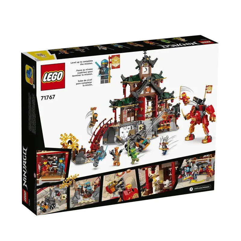 [100% оригинал] LEGO®NINJAGO®71767 игровой набор храмов ниндзя доджо (1394 шт.) |