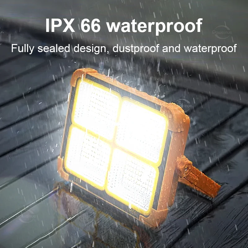 Фонарь с солнечной батареей водонепроницаемый портативный фонарь суперъяркой 5