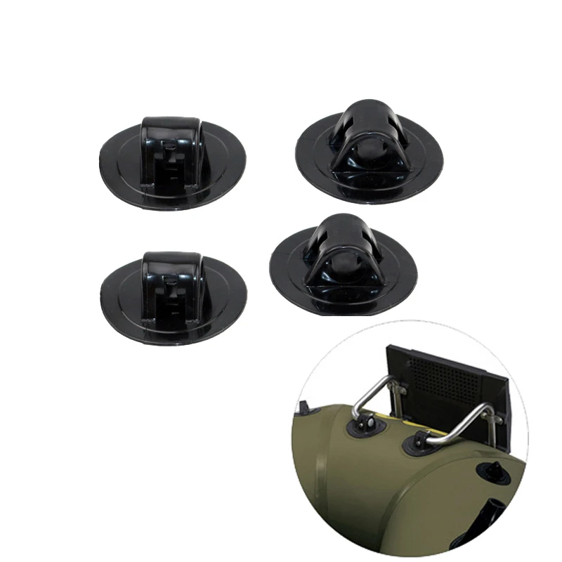 

4Pcs Motor Racket Base Rubber Buckle Hook Button Inflatable Boat Kayak Sup Board Stand Up Paddle Electric propeller Accessories