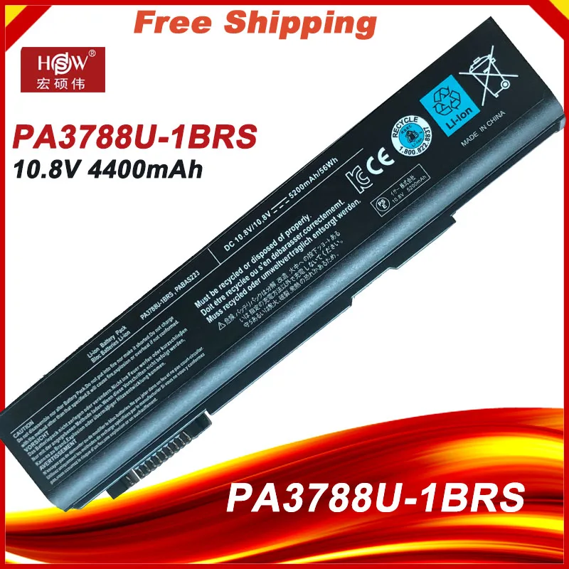 

PA3788U-1BRS battery for Toshiba Tecra A11 S11 48WHR 10.8V 5200mAh 6-Cell Battery GENUINE