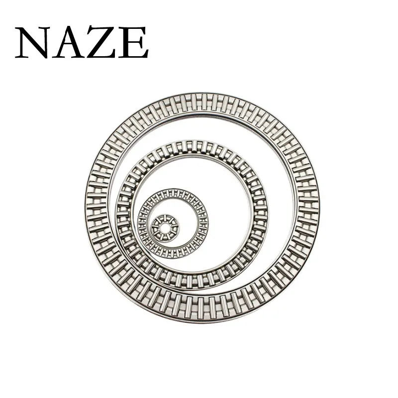 Игольчатый упорный подшипник 5PC AXK3552 + 2AS Plain размером 35x52x4 мм 3 в 1 с двумя шайбами AS3552 миниатюрный.