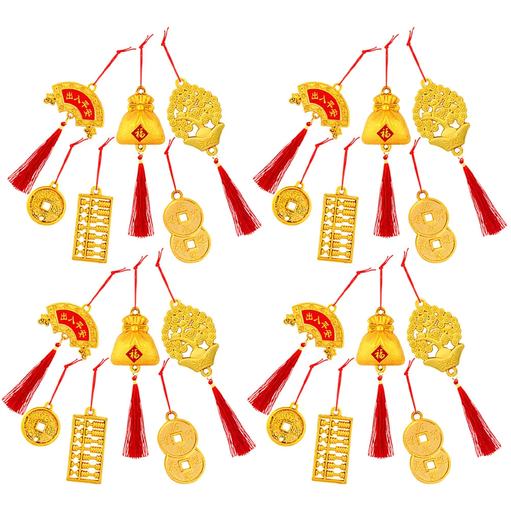 

48 шт., Новогодние подвески в виде бонсая