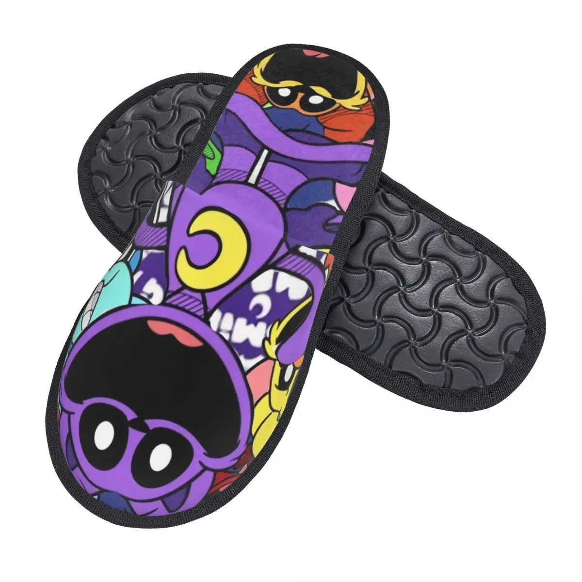 Тапочки для гостей из мультфильма со смайликами спа женские домашние тапочки