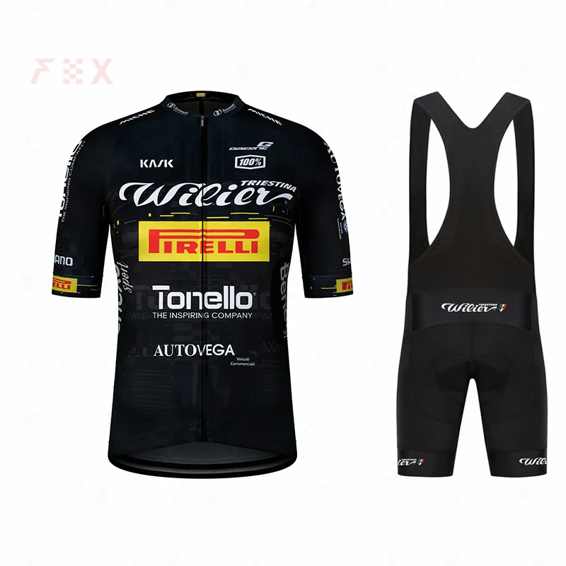 Wilier Cycling Clothing new Team Ropa Ciclismo Hombre Short Sleeve Cycling Set Mtb Bike Uniforme Maillot Ciclismo cycling jersey