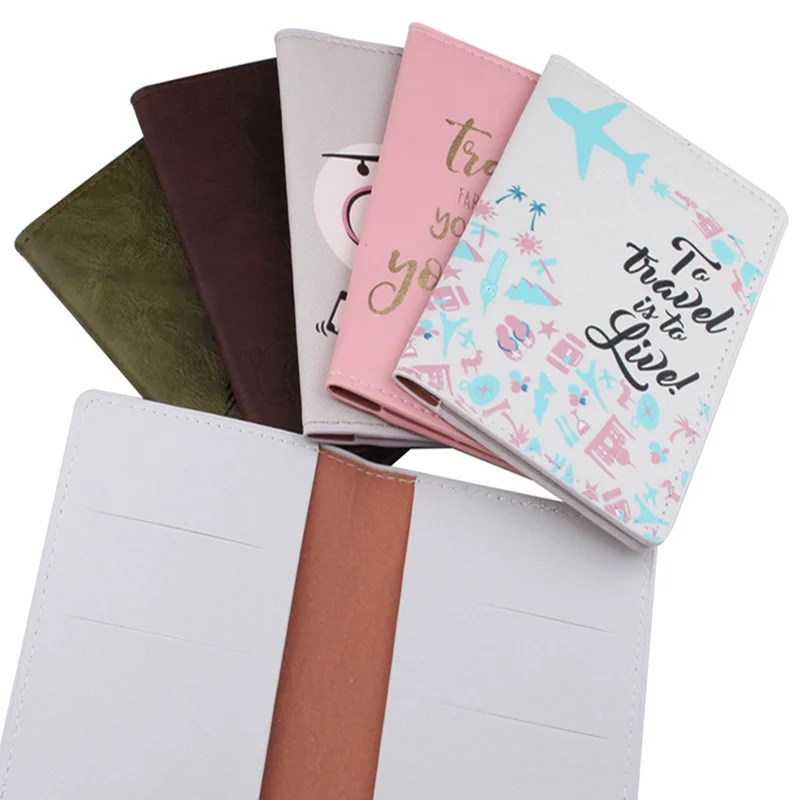 

2023 New Cover Travel Passport Cover Card Case Women Men Travel Credit Card Holder Travel ID&Document Passport Holder