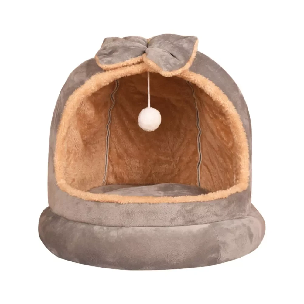 

Bed Pet Basket Cozy Kitten Lounger Cushion House Tent Very Soft Small Dog Mat Bag Washable Cave Cats Beds Hot Sell