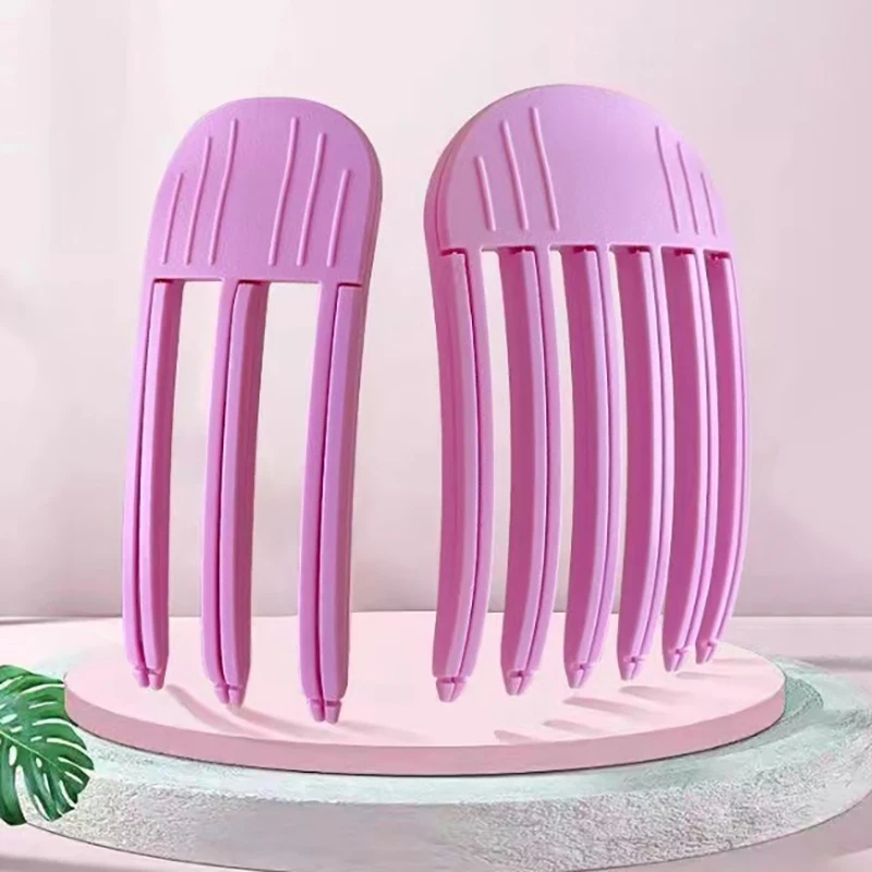 Новый уход за волосами Корни Натуральный пушистый зажим для волос без нагрева