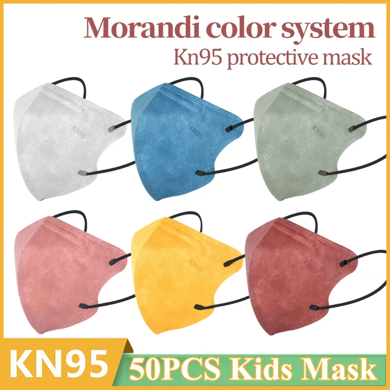 

morandi kn95 masks kids 5 layer Filter Protective respirator ffp2mask Child Mask mascarillas fpp2 niños Children KN95 Face Mask