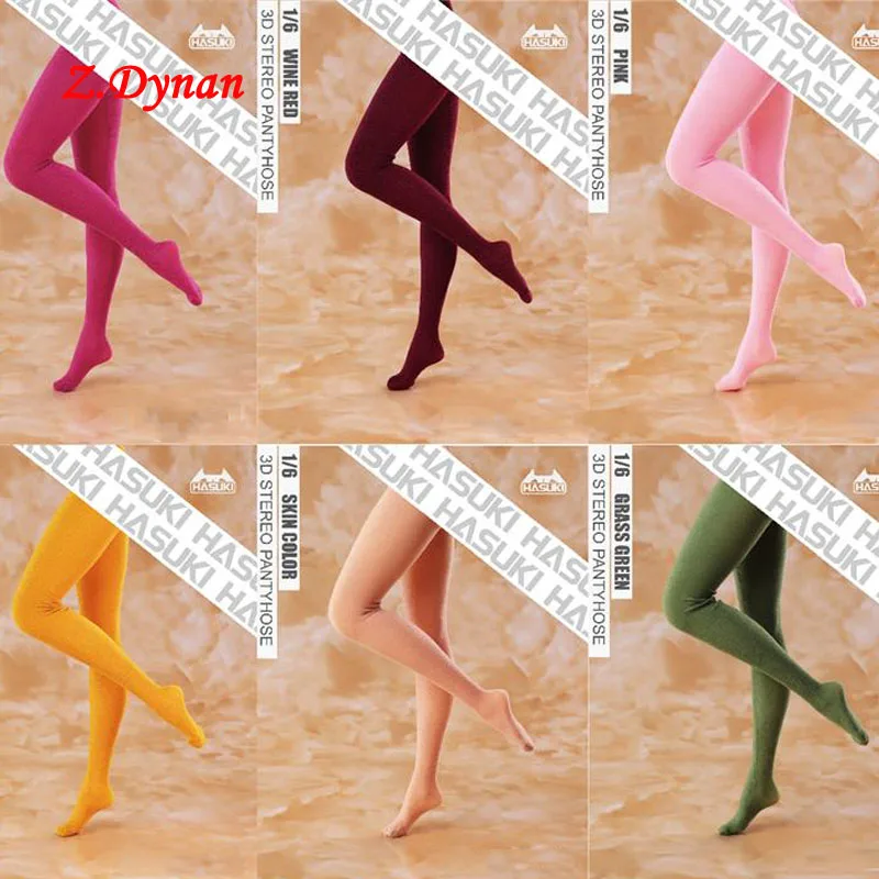 

HASUKI LA01 1/6 3D Pantyhose Leggings Female Soldier Clothing Accessories for 12 Inch Ation Figure Body Doll