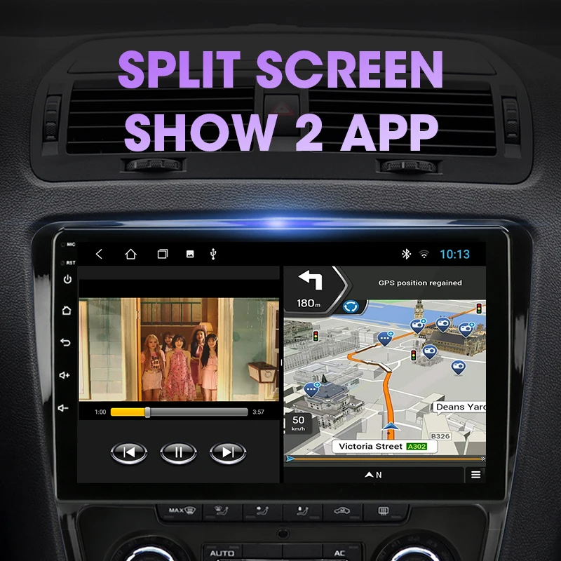 jmcq android 10 232gb dsp car radio multimidia video player navigation gps car stereo for honda civic 2005 2012 2din head unit free global shipping
