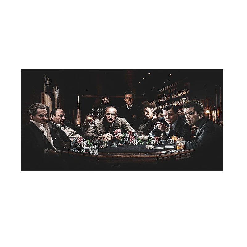 

Постер фильм «Крестный отец» WJWANG печать на холсте