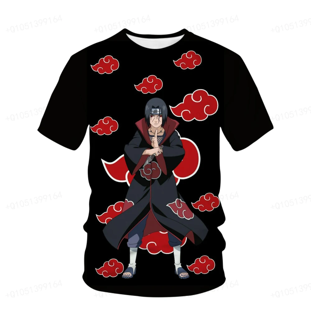 

Hot Selling Cartoon Print Summer Naruto Children's T-shirt Top Boys Comfortable Fashion Style Top Kakashi Children 3-14t T-shirt