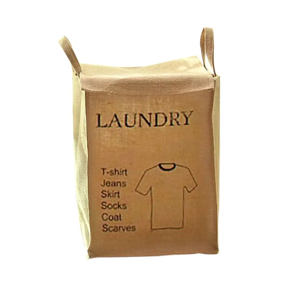 

Useful and Affordable COTTON & LINEN Laundry Basket Storage Box Container Sundries Organizer