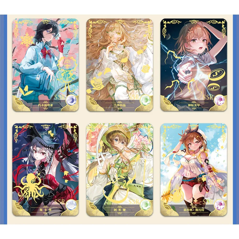 Коллекционная Карта История богини полный набор Аниме игры девочка флорианская