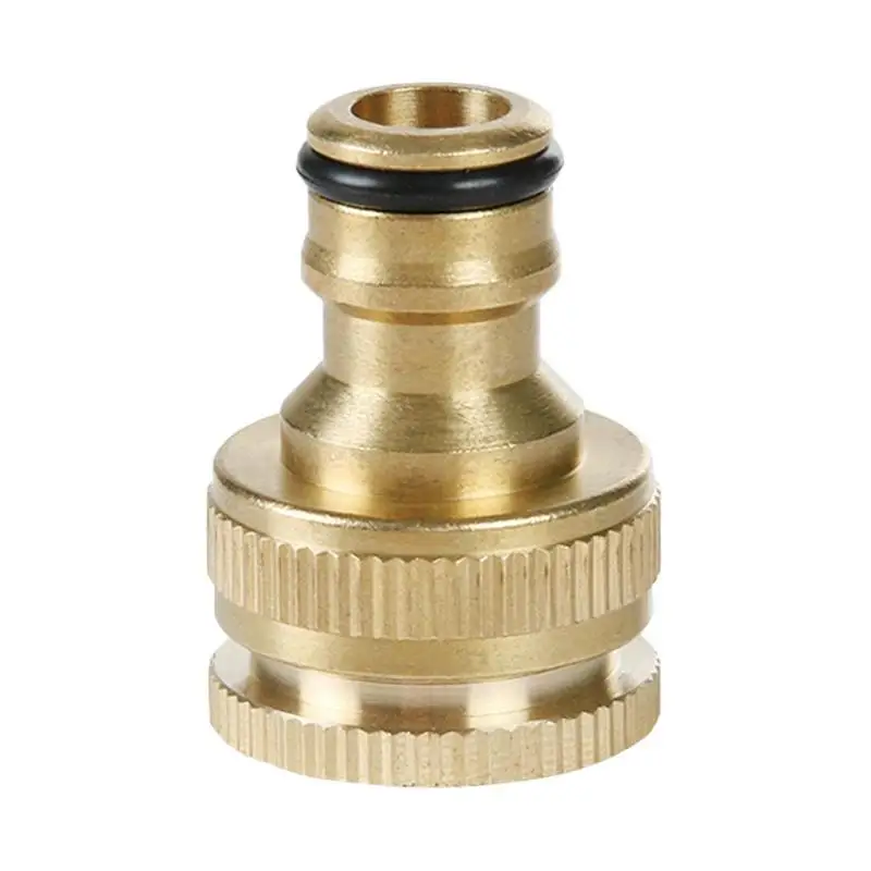

Garden Hose Connector Sunproof Leak Proof Brass Quick Hose Adapter Indoor & Outdoor Hose Fittings For Car Wash Portable Water