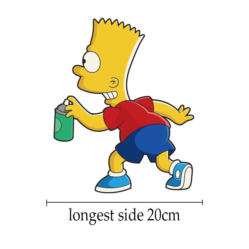 Симпсоны нашивки для одежды A-Level моющаяся Забавная детская футболка