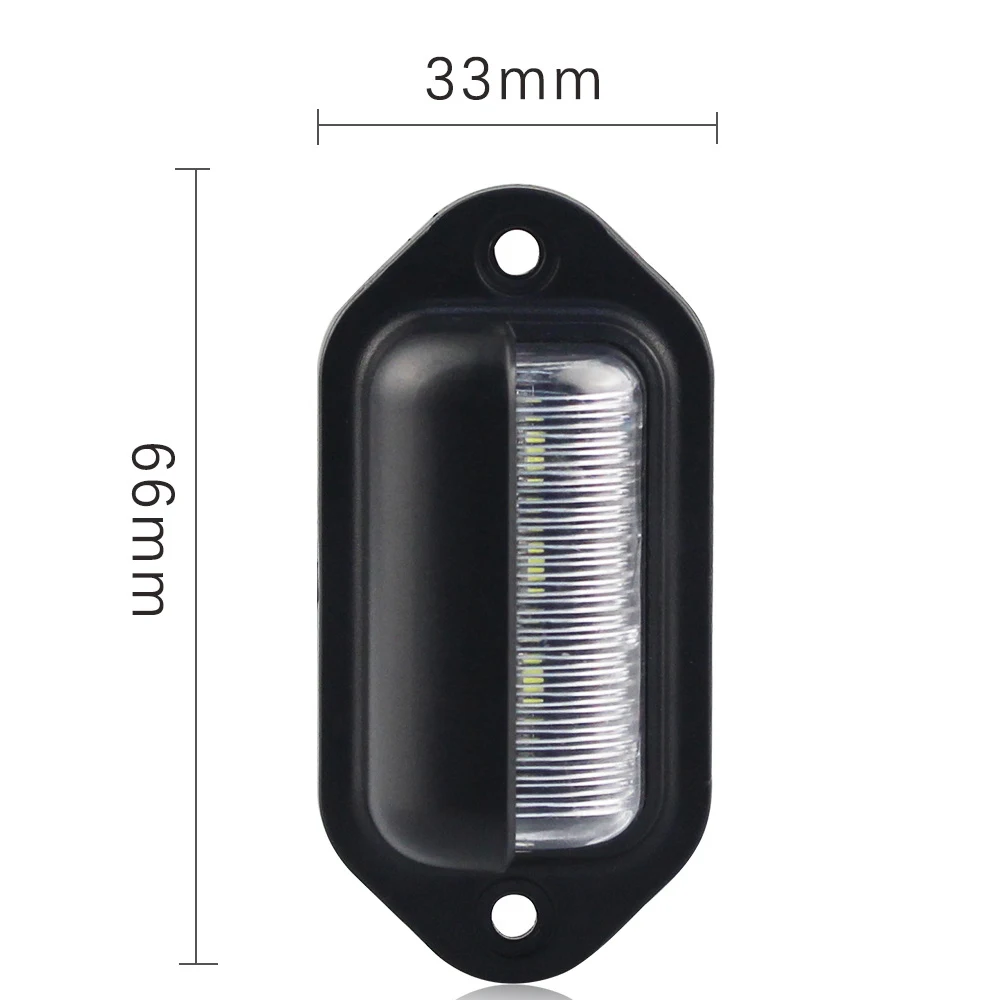 Светодиодный номерной знак светильник DC 12 В 24 водонепроницаемый задний фонарь