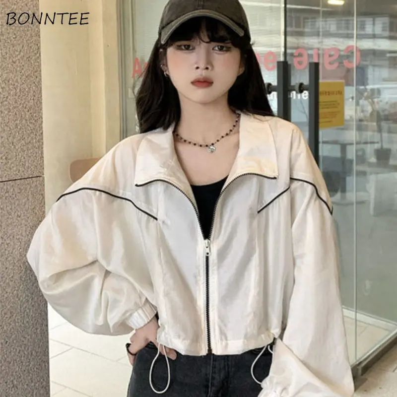 

Куртка женская повседневная универсальная Солнцезащитная тонкая летняя Корейская версия ленивый стиль Харадзюку дышащая свободная комфортная Спортивная