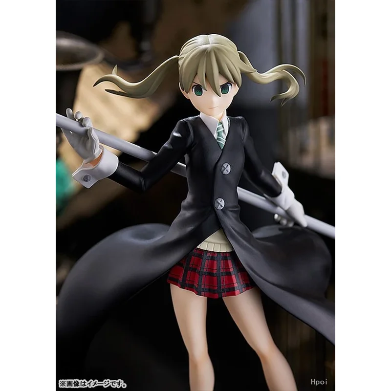 Фото Оригинальная фигурка POP UP PARADE Soul Eater Мака Албарн от Good Smile Company, коллекционная модель, аниме-игрушка, подарок №4