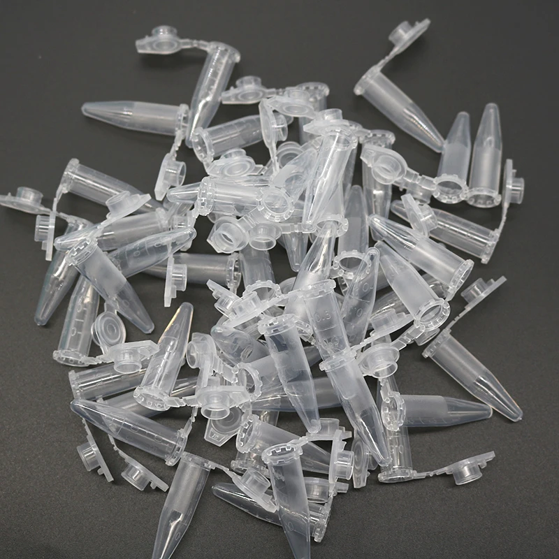 

Wholesale 50 Pcs / 0.5ml Modern Laboratory Transparent Ultra-fine Plastic Centrifuge Test Tube Container Lid Laboratory Supplies