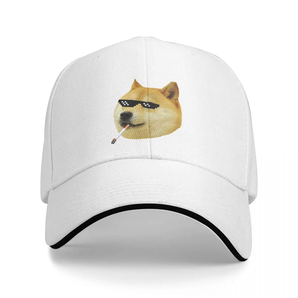 

Doge Deal With It Dog Meme Бейсболки Модные мужские женские головные уборы уличная Регулируемая Повседневная кепка спортивная бейсболка, шапка полихроматическая
