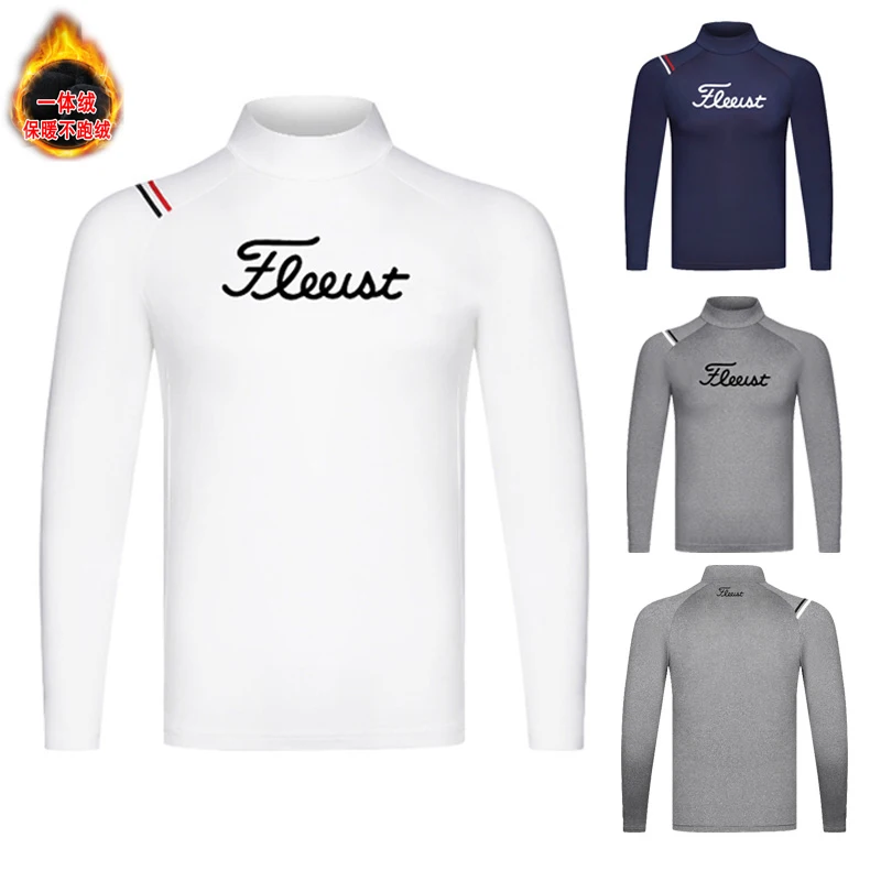 

Golf clothing men's round neck sunscreen sweater breathable top fashion slim top sweat wicking golf shirt