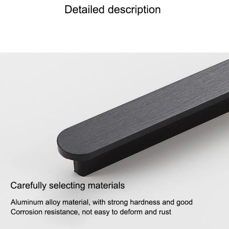 Американская черная искусственная рукоятка из алюминиевого сплава T-образный