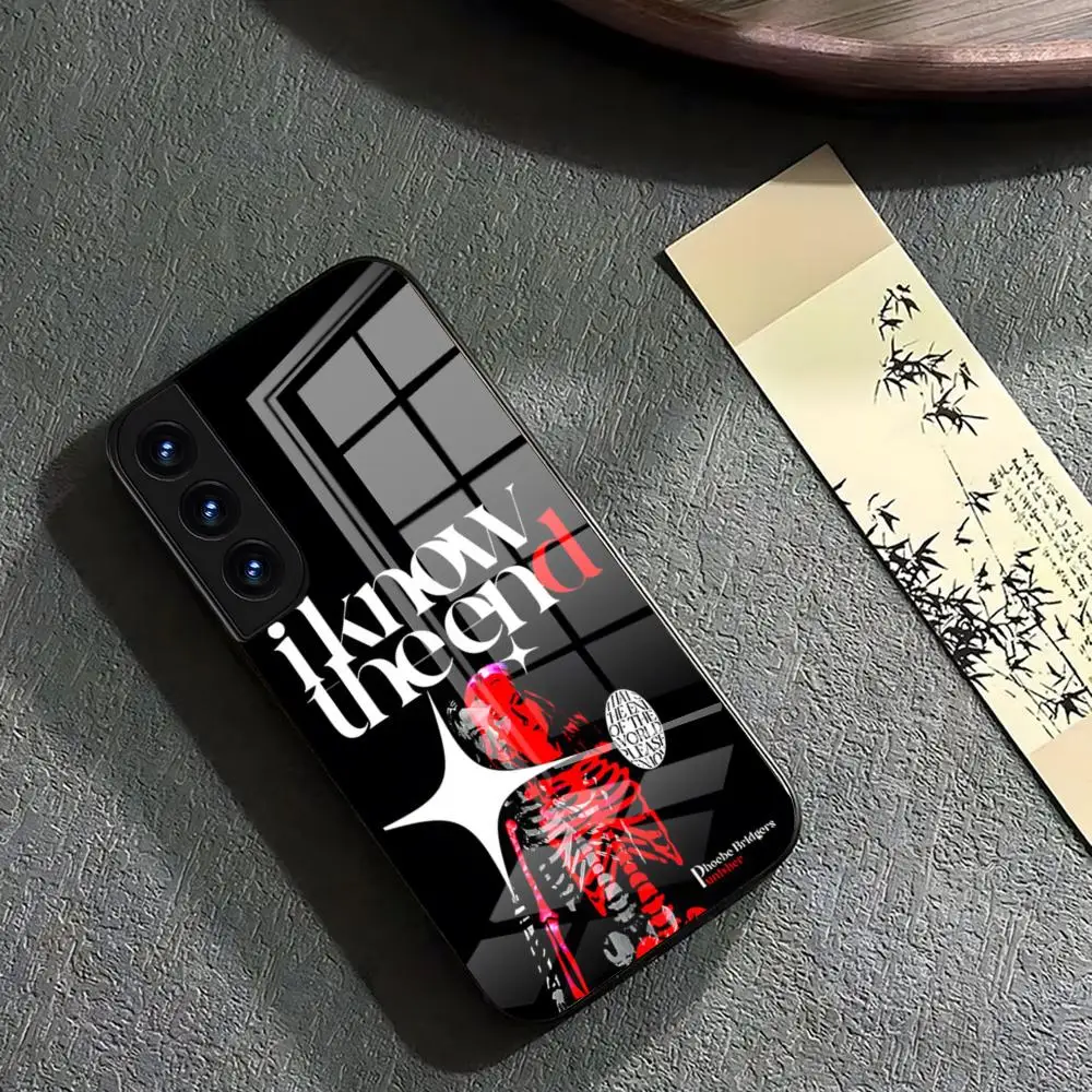 Чехол для телефона Punisher Phoebe Bridgers Samsung Glass S25 24 23 A54 S21 S22 Ultra A 42 32 52 51 Note S10 E Plus S20 FE Pro A1