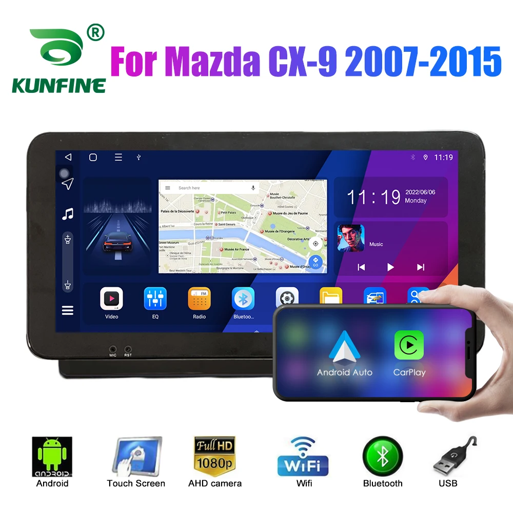 

10.33 Inch Car Radio For Mazda CX-9 2007-2015 2Din Android Octa Core Car Stereo DVD GPS Navigation Player QLED Screen Carplay
