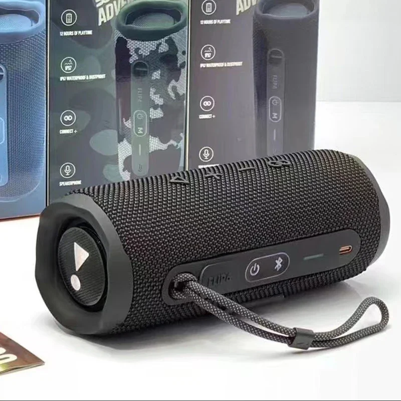 Фото Портативный Bluetooth-динамик Red Flip 6, мощный звук и глубокие басы, водонепроницаемая IPX7 музыкальная шкатулка, звуковая система для домашнего кинотеатра Flip6 №2
