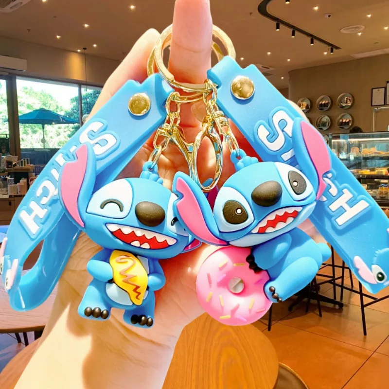 Брелок Лило и Стич аниме Дисней милый очаровательный рюкзак подвеска для ключей