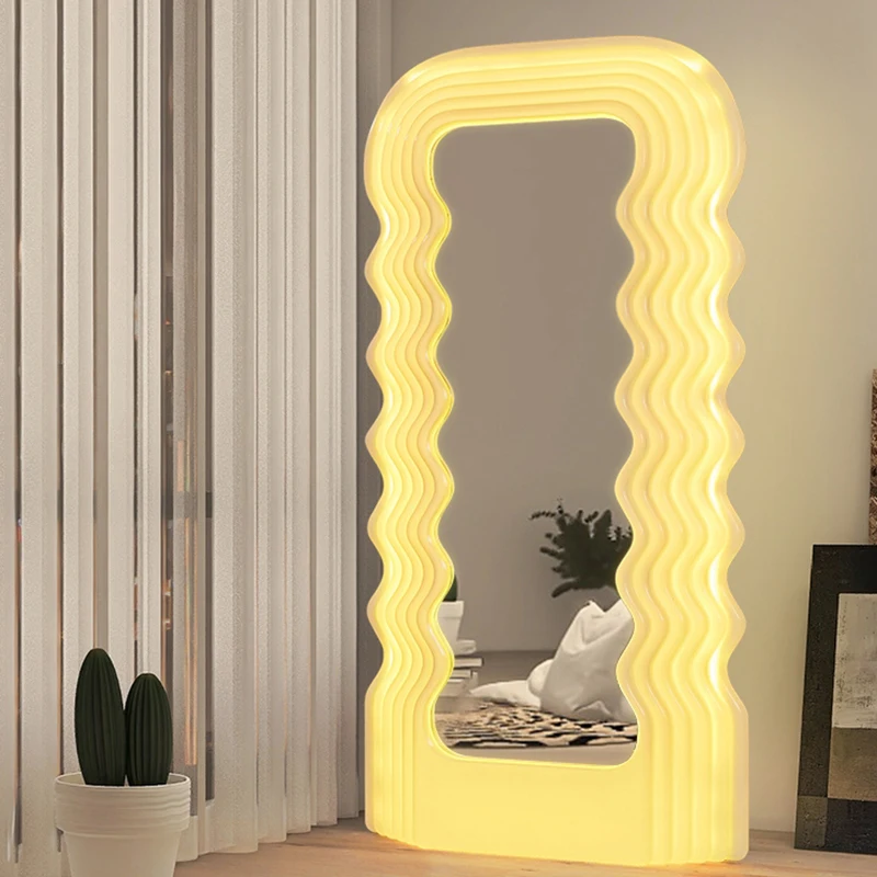 

Infinity Standing Mirror Luxury Full Length Minimalist Nordic Mirror Dressing Advanced Espejo Decorativo Home Decoration
