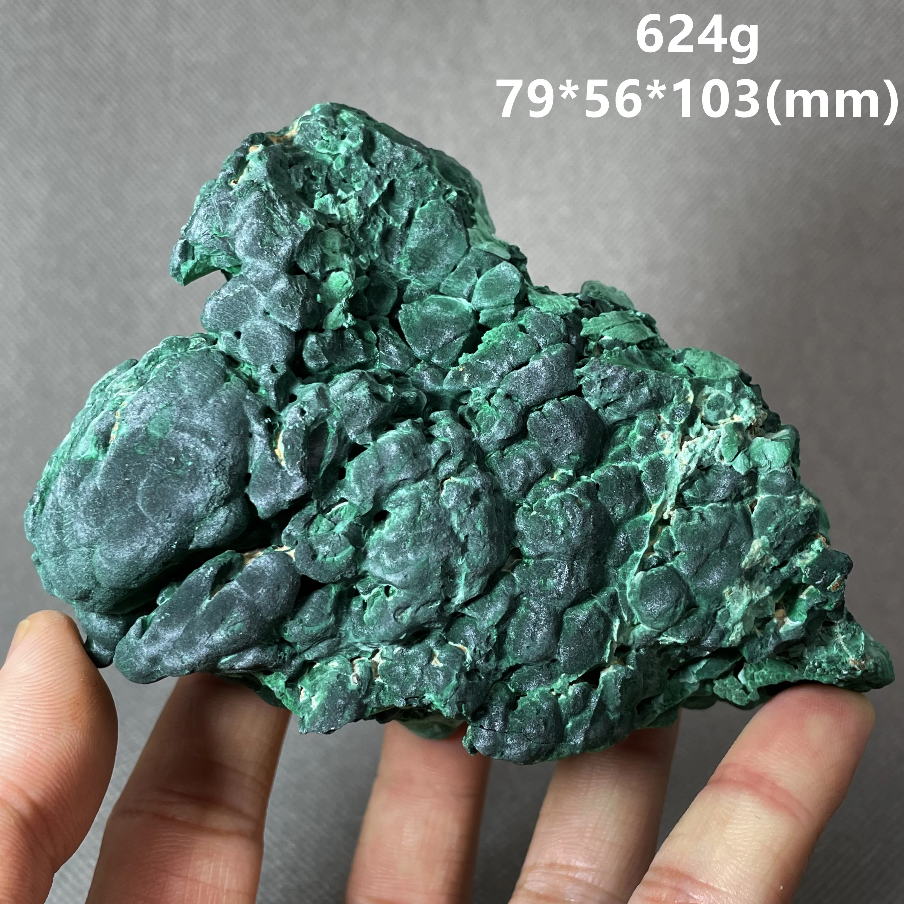 

NEW! BIG! 624g Natural Congo green malachite mineral specimen rough stone quartz Stones and crystals Healing