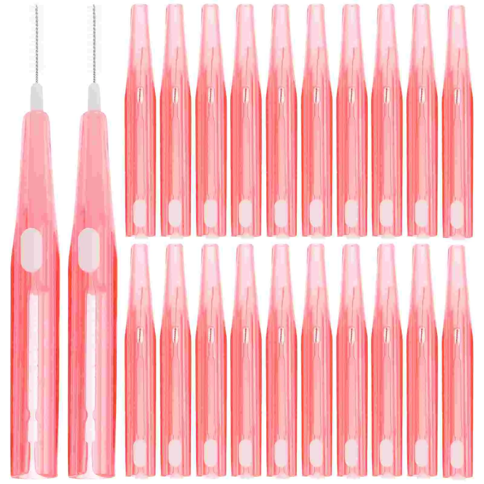 

1 Box 30 Interdental Brush Retractable Type Between Care Pick Flossing Narrow Space Brush for Men 06mm