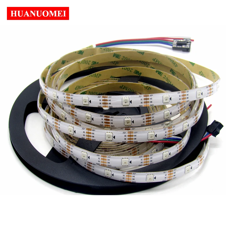 

5M 30LEDs/M WS2813 Digital LED Strip WS2811 5050 SMD RGB Pixel Tape Light 5V TV Flexible White PCB Waterproof IP65 Outdoor Lamp