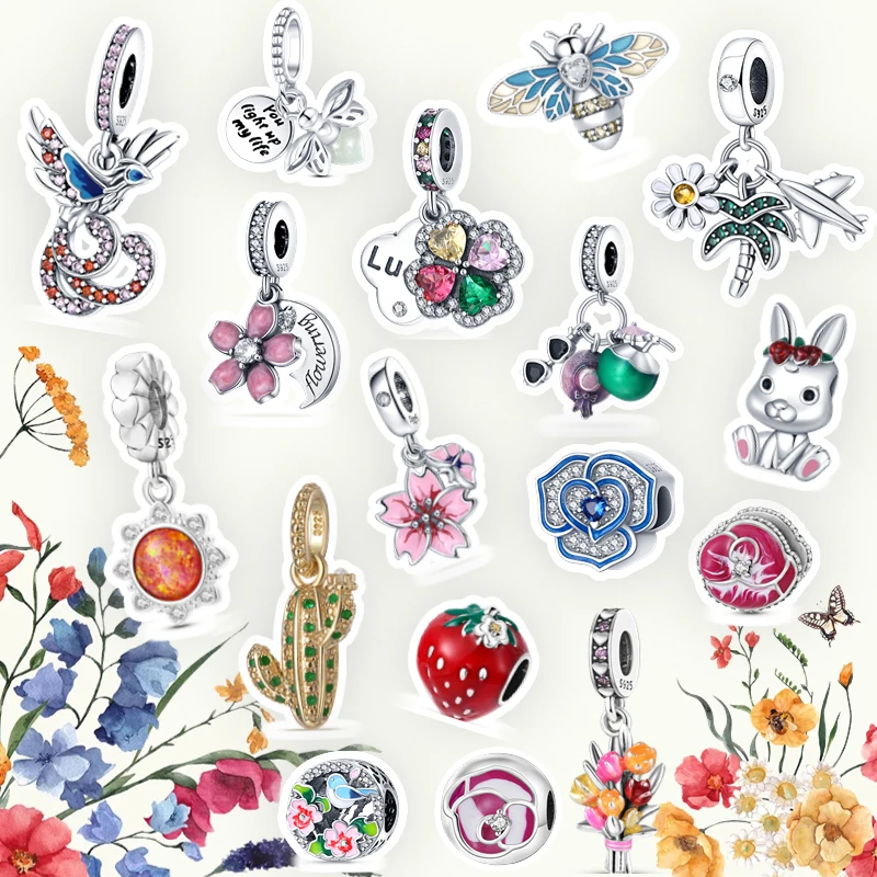 

Charms Plata De Ley 925 You Light Up My Life Luminous Firefly Charms Pendant For Pandora's Original Bracelet Diy Jewelry CMS1658