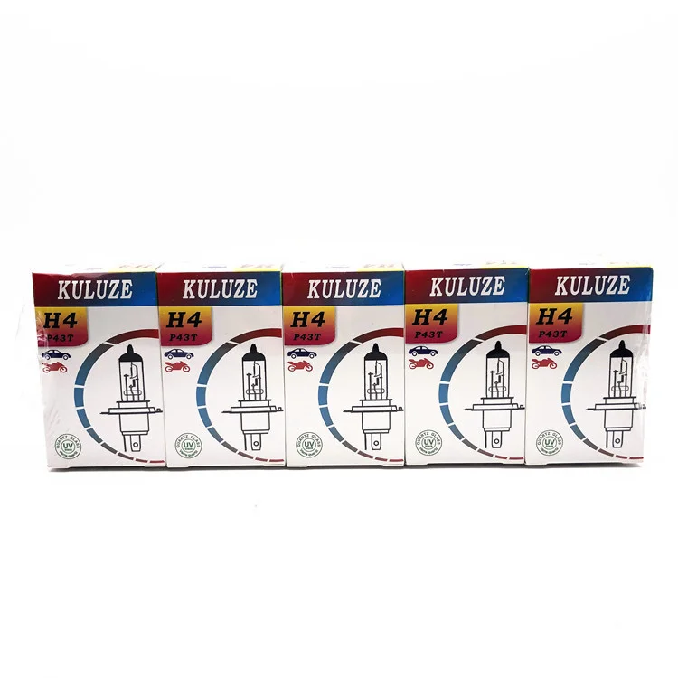 

DHL 100 шт. H4 60/55 Вт 12 в супер белый свет s P43t кварцевая лампа высокой мощности 100 Вт Авто высокий низсветильник 5800K