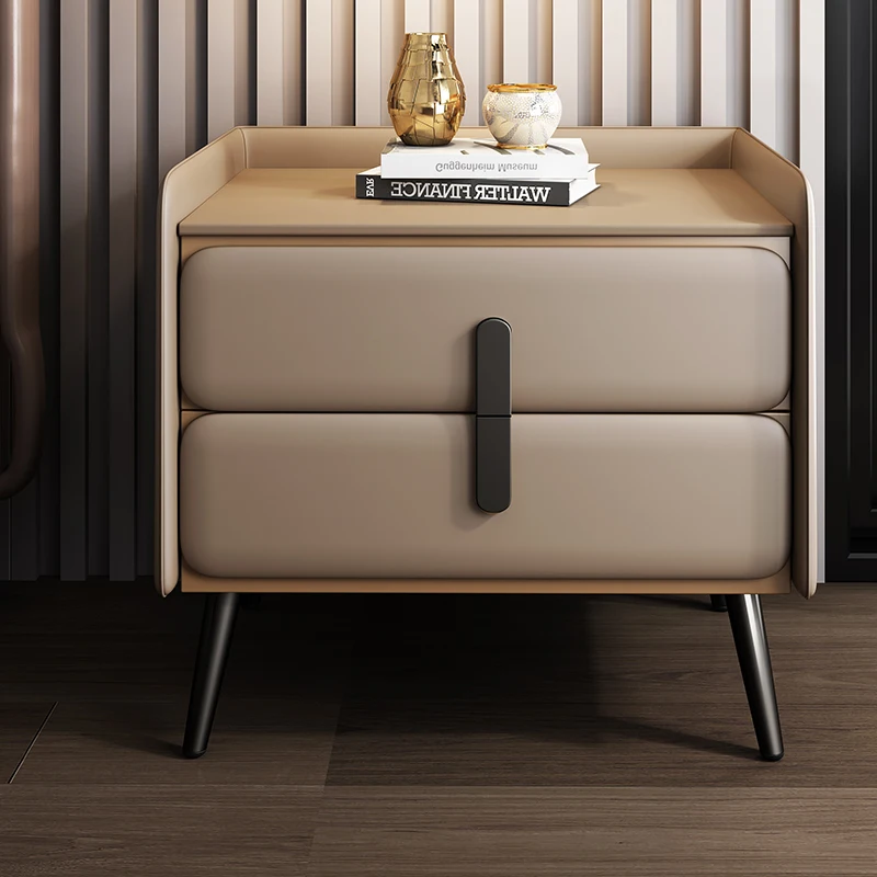 

Minimalistic Luxury Bedside Table Nordic Matt Night Stand Bedroom Sideboard Filing Cabinets Corner Mobilier Home Improvement