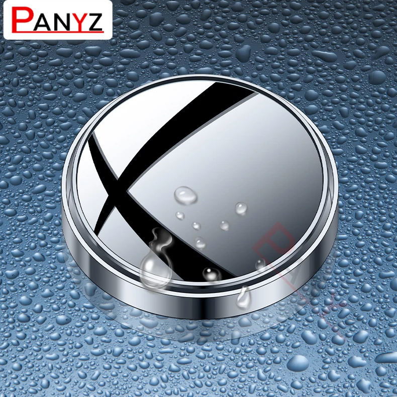 Derajat Sudut Lebar Dapat Disesuaikan Kaca Spion Mobil Fiskil Bulat Cermin Besar Visi Mundur Membantu Buta Titik